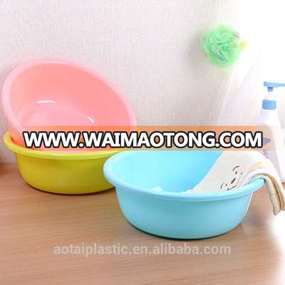 Household Color Multi-purpose Round Plastic bathroom wash hand basin