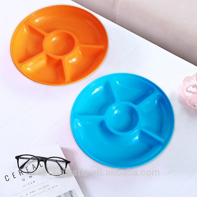 Food Grade PP Cheap Wholesale plastic round food department tray